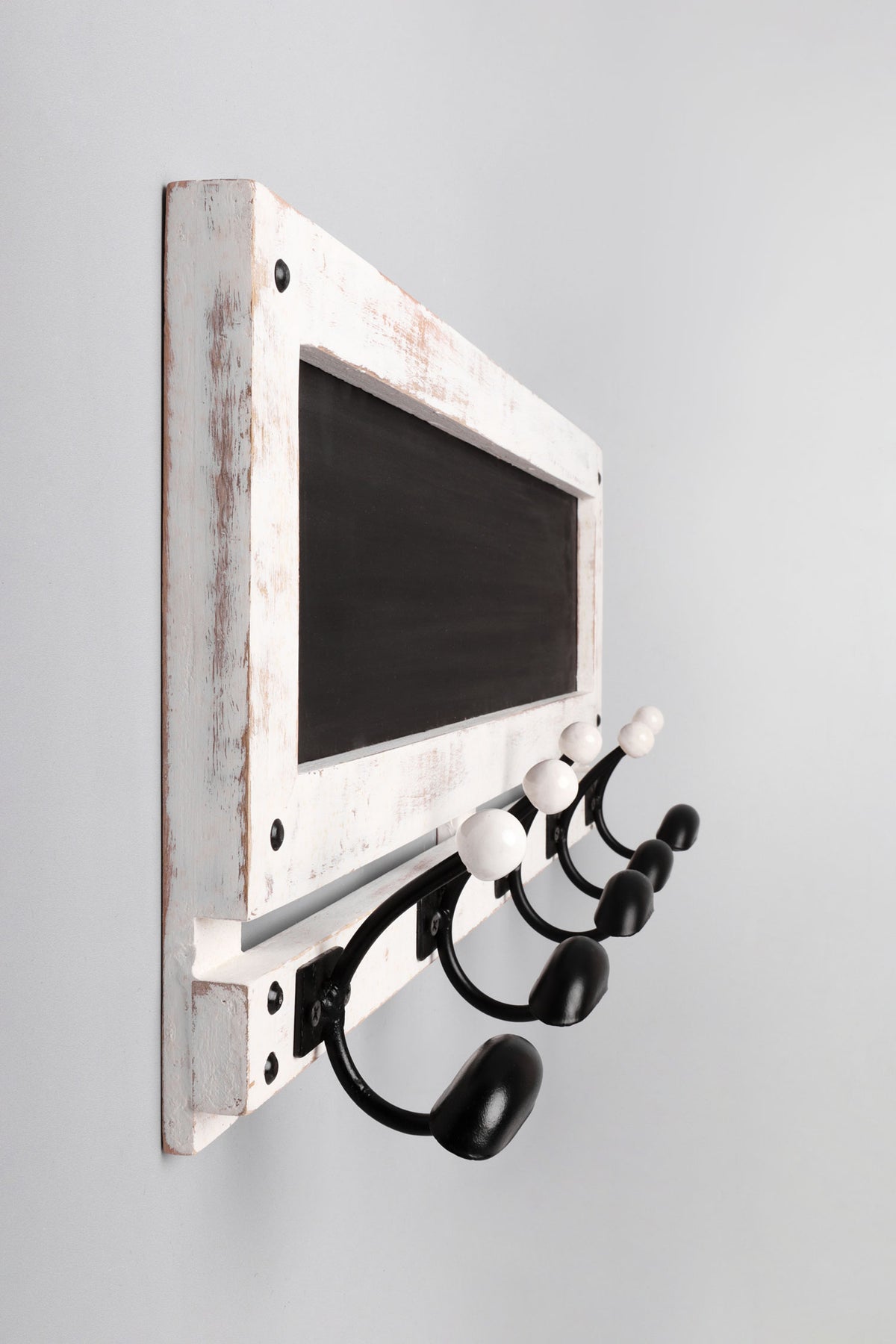 Cast iron double hooks detail