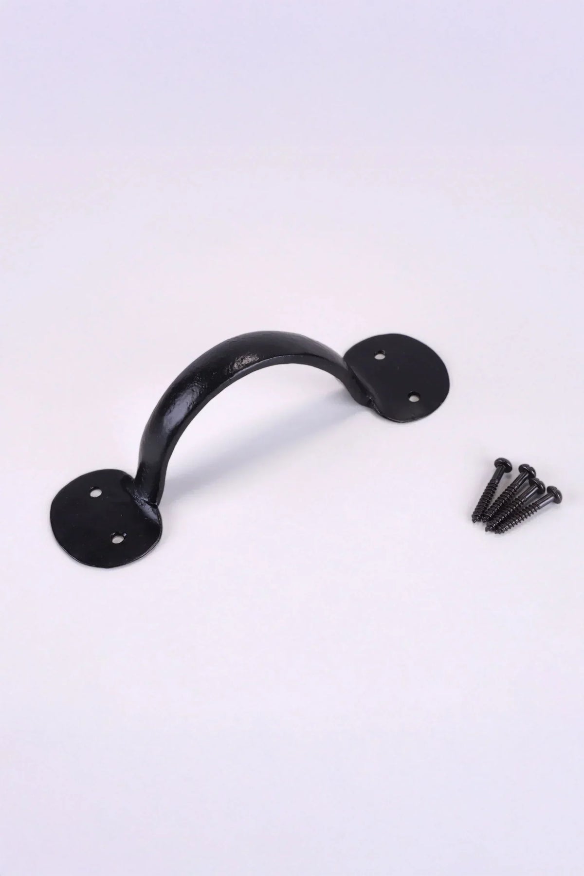 Coinbase Hand-Forged Iron Pull Handle in Black — view 8, G Decor