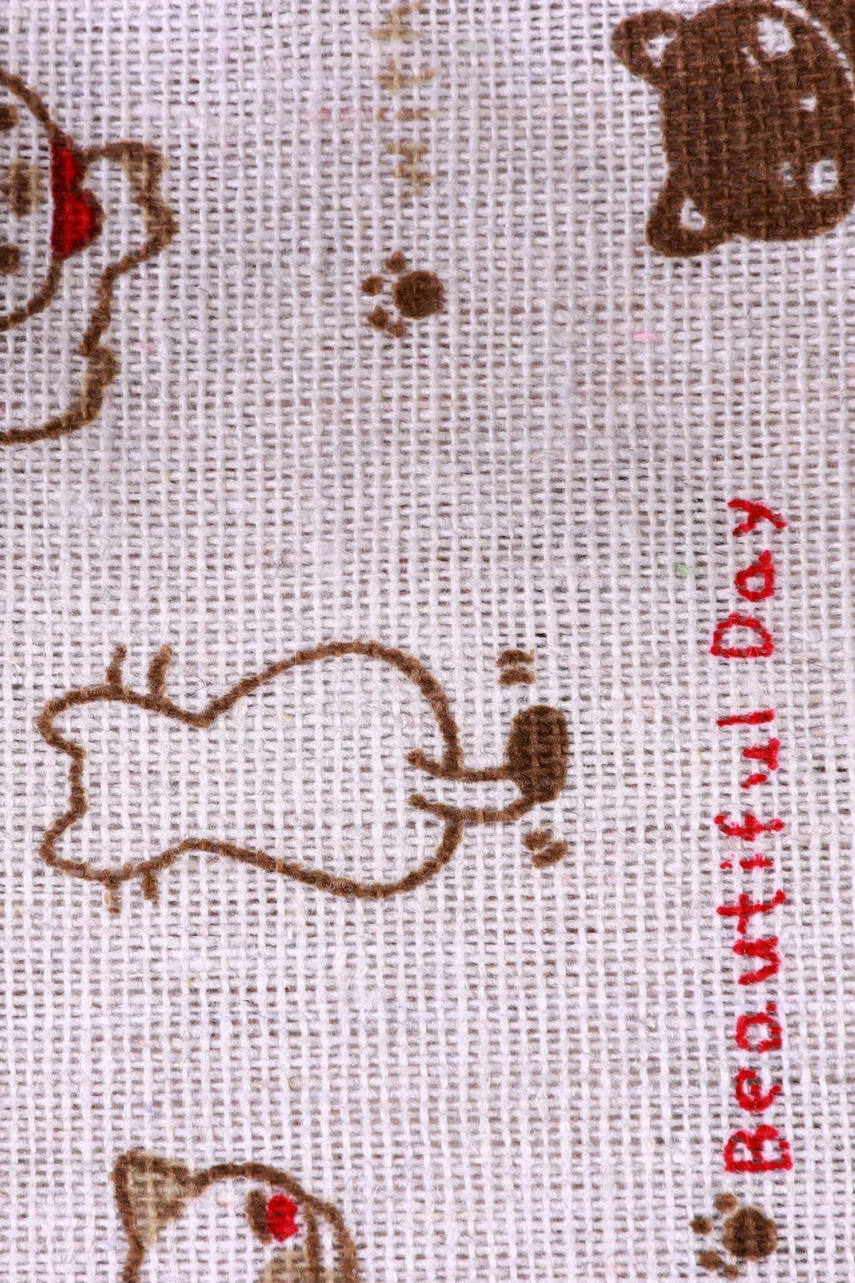 Set of 2 or 4 Whisker Mischief Linen Gift Bag Pouches — view 5, G Decor