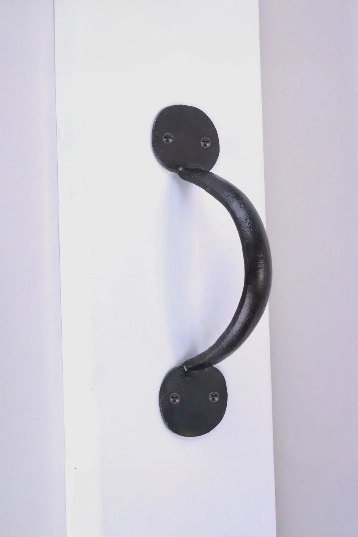 Coinbase Hand-Forged Iron Pull Handle in Beeswax — view 5, G Decor