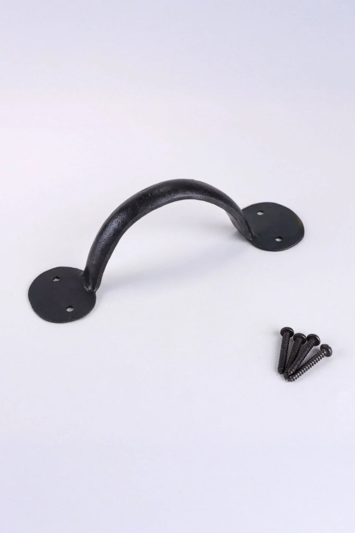 Coinbase Hand-Forged Iron Pull Handle in Beeswax — view 8, G Decor