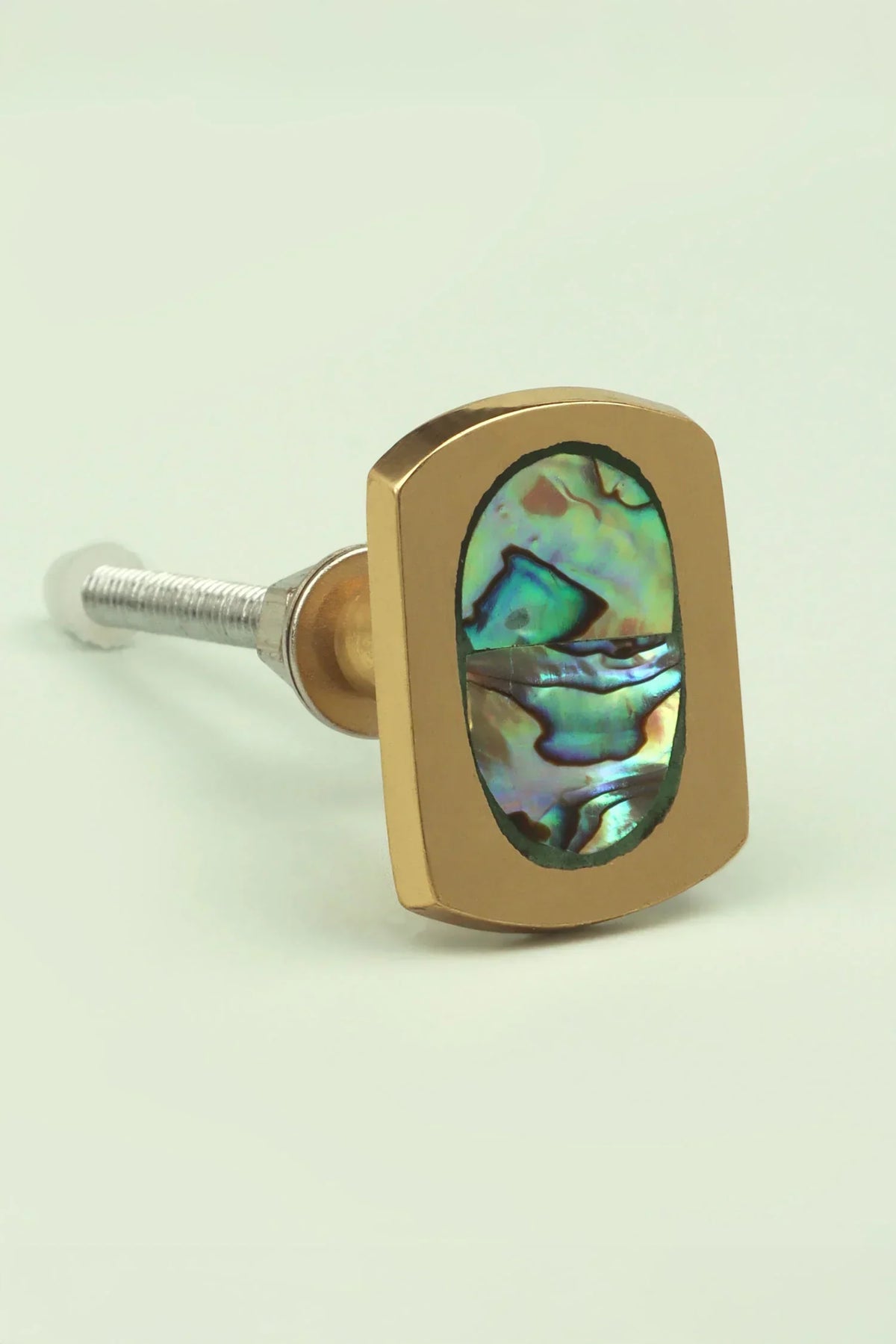 Designer Mother of Pearl Irregular Cabinet Knob — view 5, G Decor