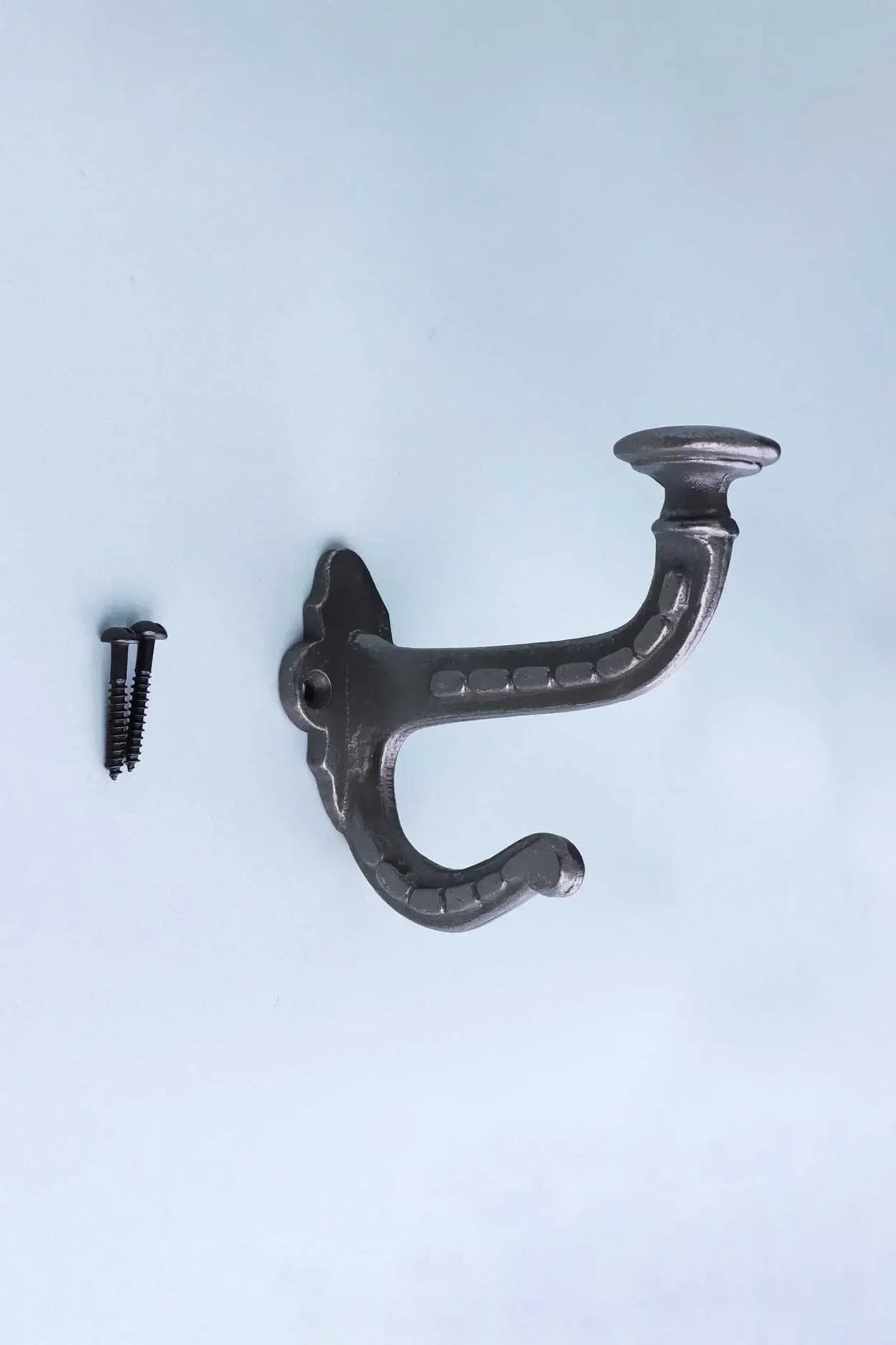 Heavy-Duty Antique Cast Iron Decorative Coat Hooks — view 8, G Decor