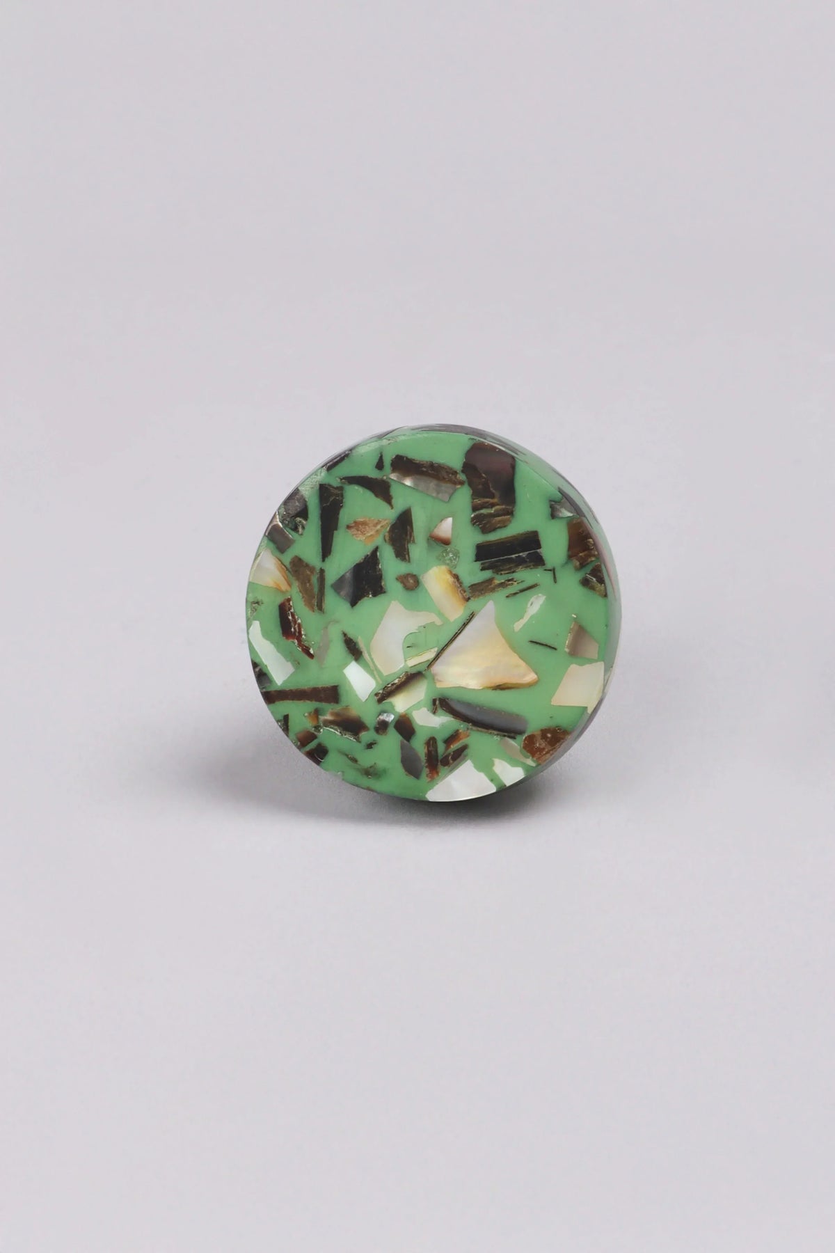 Terrazzo Marble Effect Barcelona Cabinet Knob — lifestyle view, G Decor