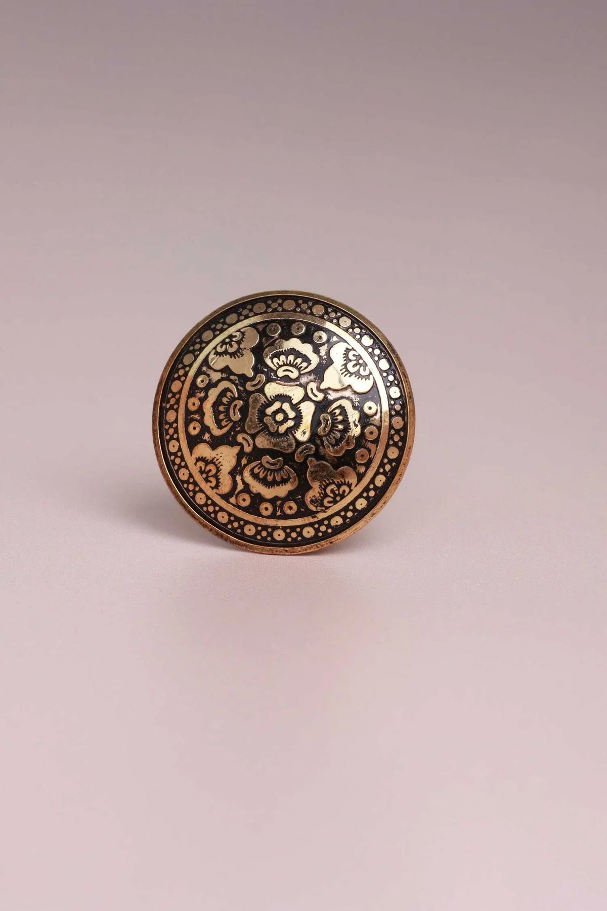 Versailles Vintage Polished Brass Cabinet Knob — view 14, G Decor