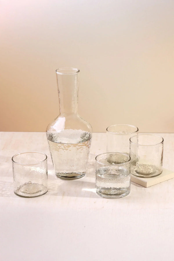 Yaki Hammered Gläser oder Krug 4er-Set