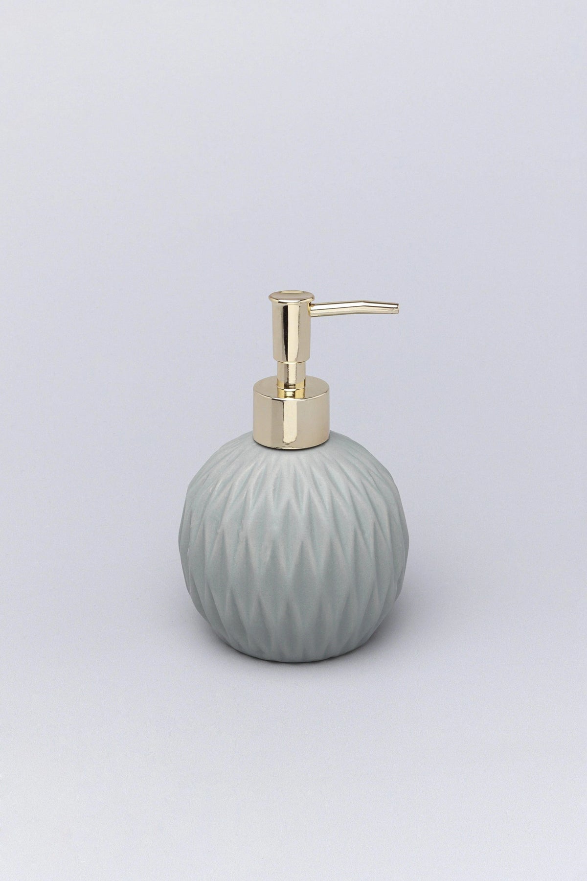 Grey Patterned Ceramic Bathroom Accessory Set — alternate view, G Decor