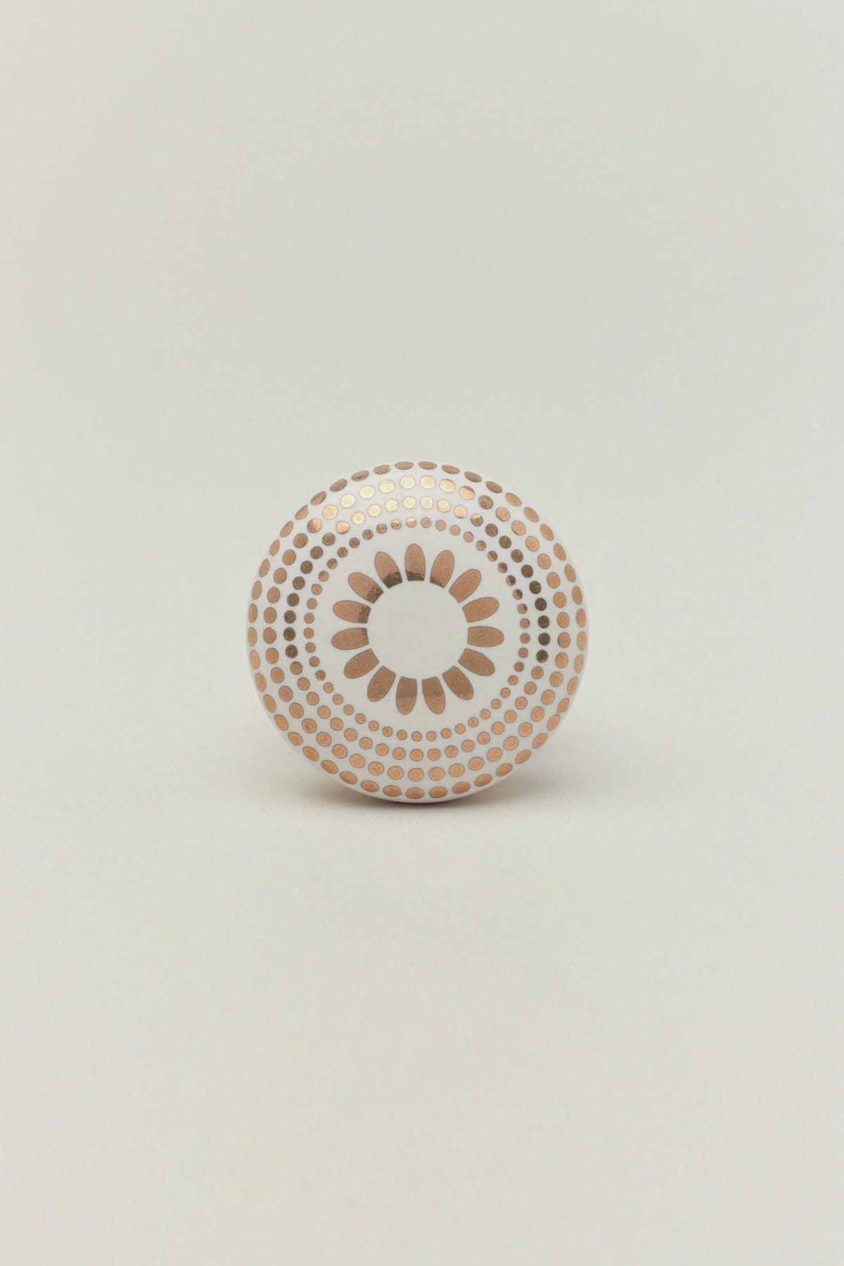 Royal Gold Luxury Ceramic Cabinet Knob — close-up view, G Decor