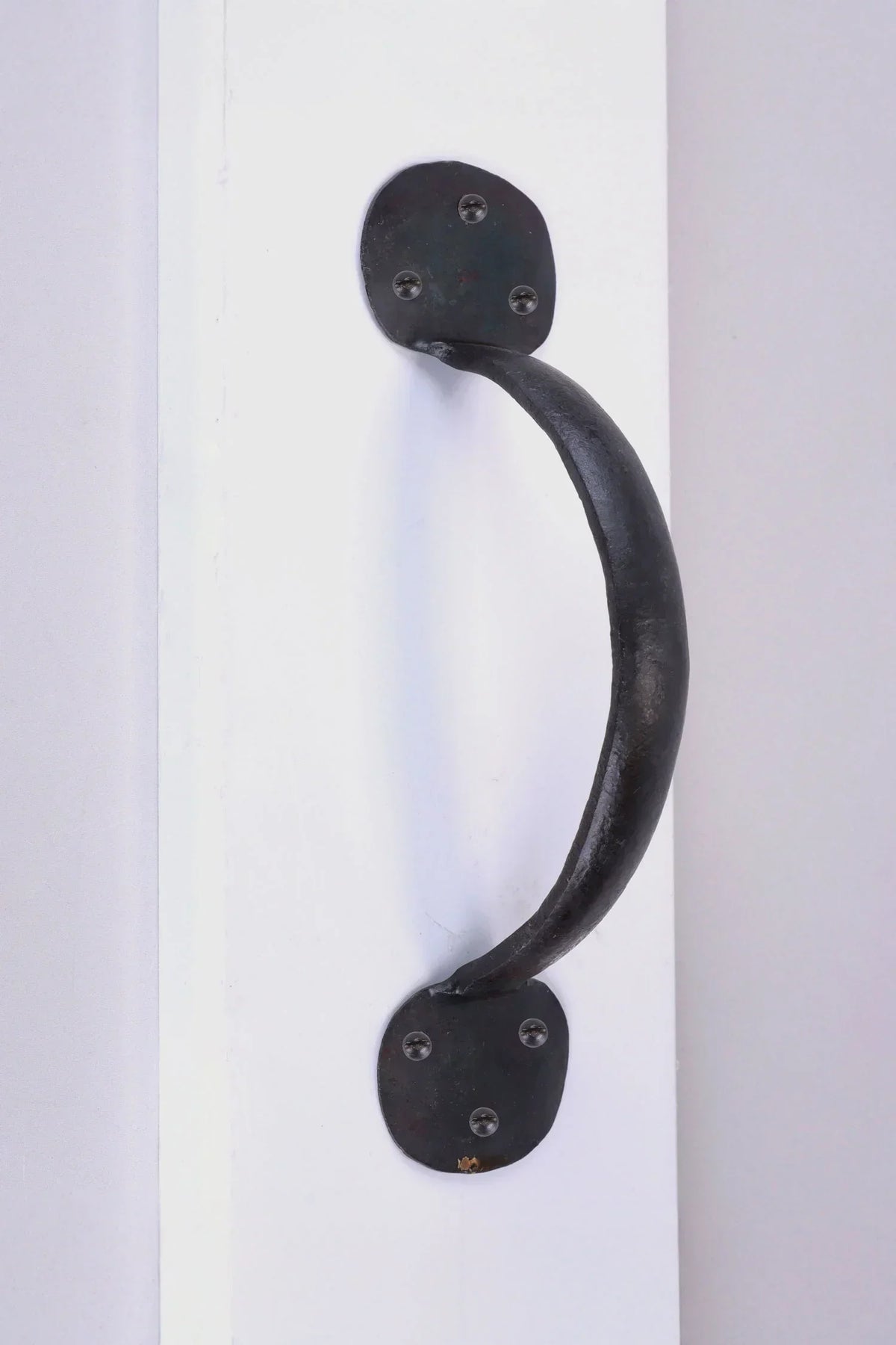 Coinbase Hand-Forged Iron Pull Handle in Beeswax — view 6, G Decor