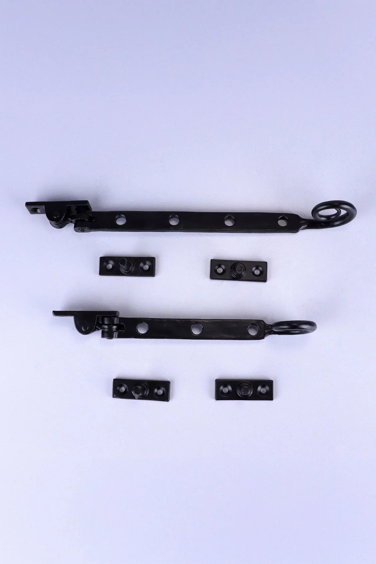 Hand-Forged Monkey Tail Window Stay, Black — alternate view, G Decor