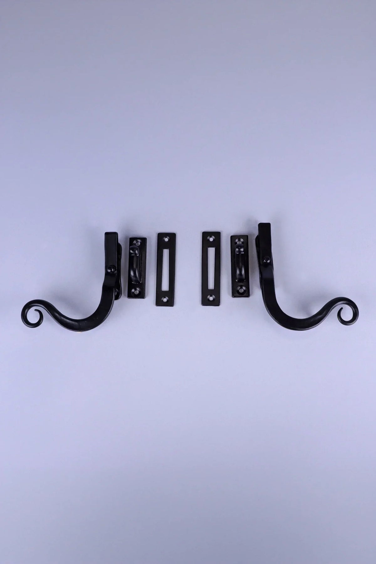 Hand-Forged Monkey Tail Window Fastener, Black — alternate view, G Decor