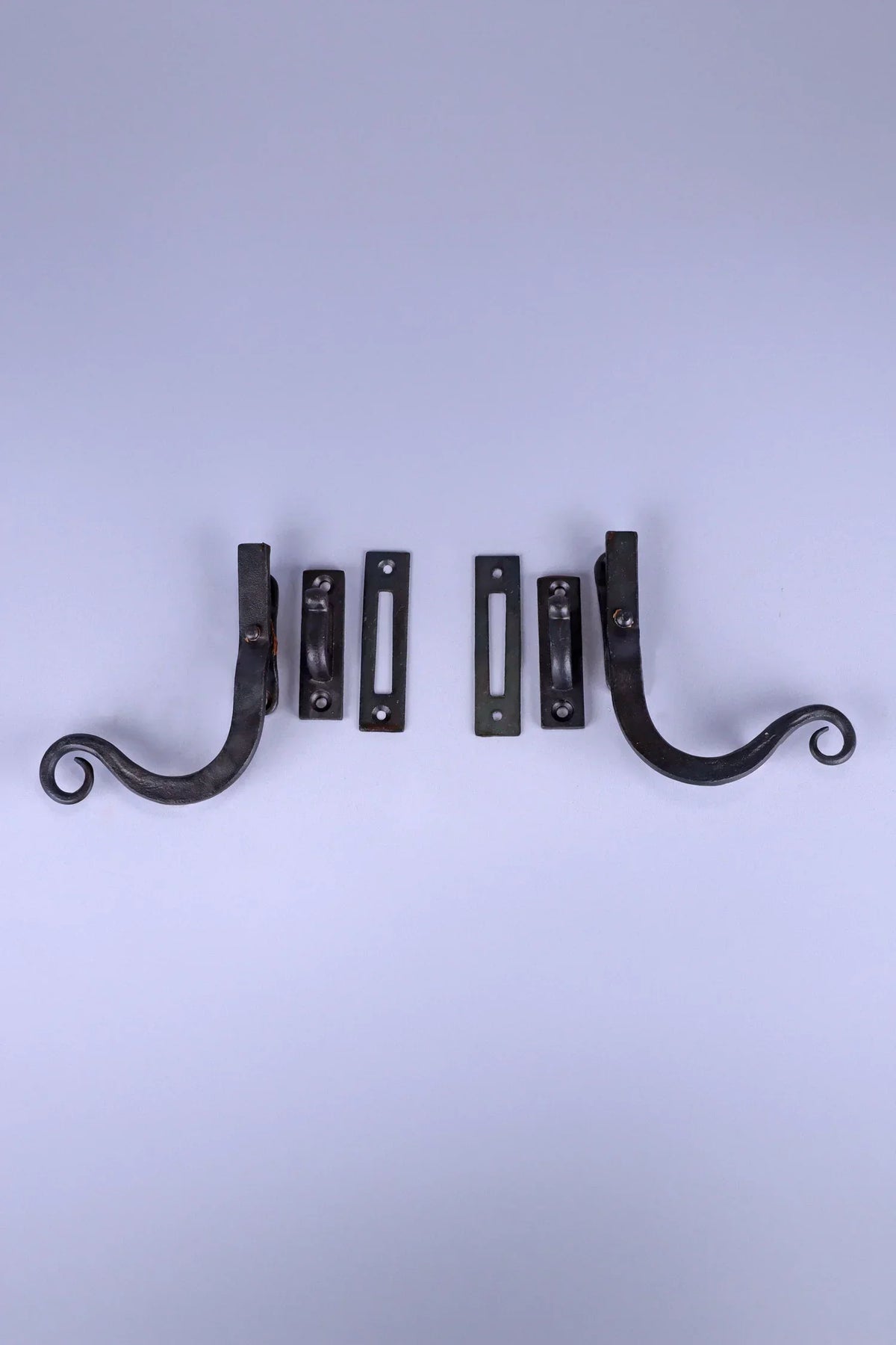 Hand-Forged Monkey Tail Window Fastener, Beeswax — alternate view, G Decor