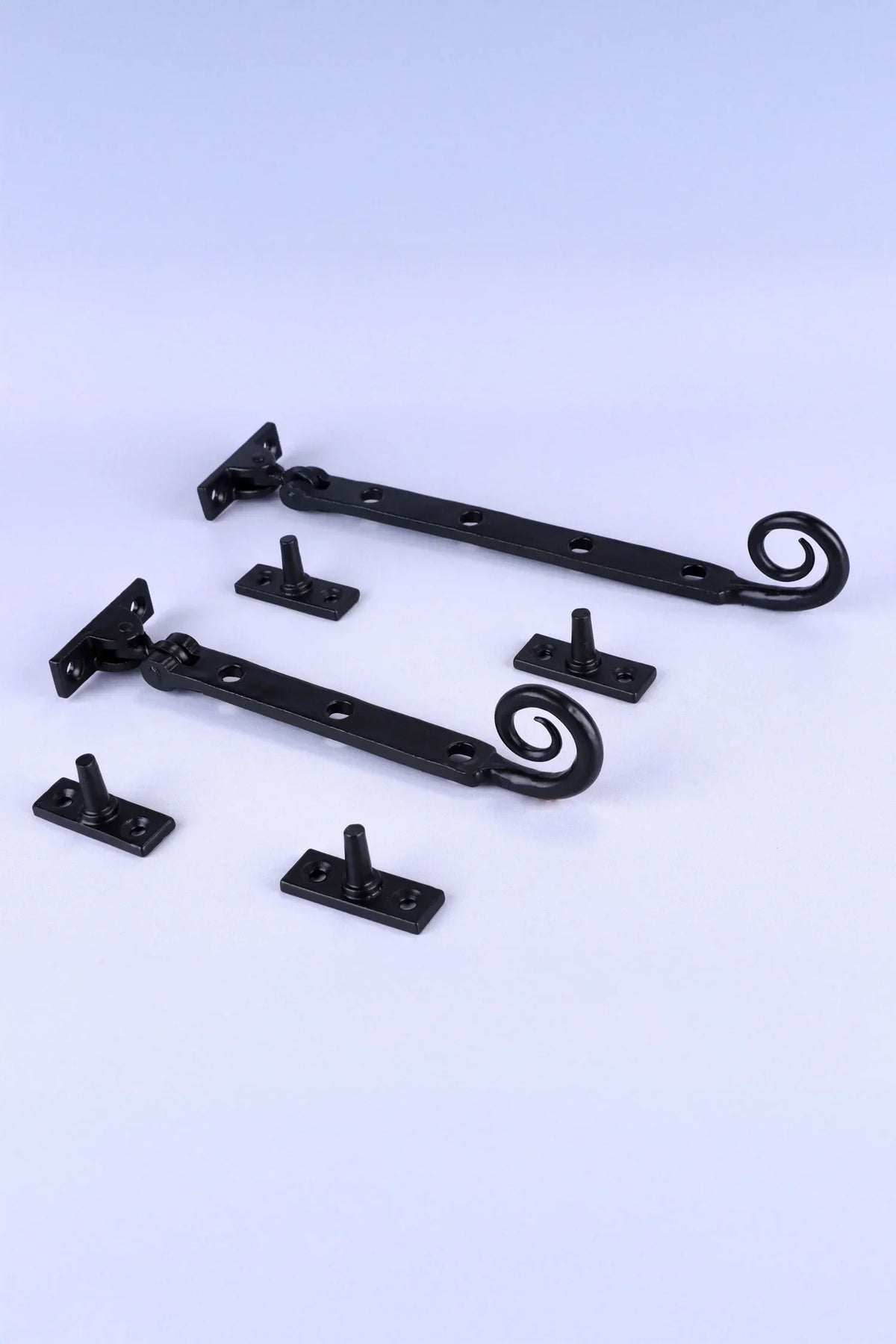 Hand-Forged Monkey Tail Adjustable Window Stay, Black — G Decor