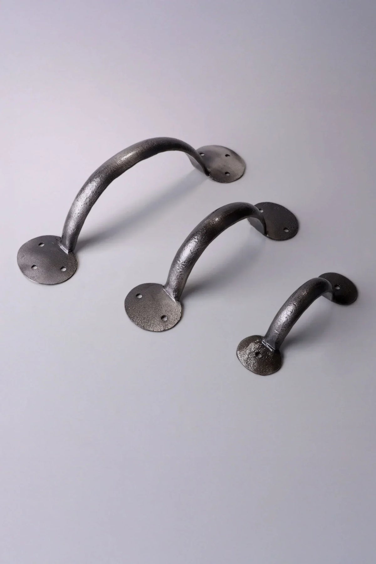 Coinbase Hand-Forged Pewter Pull Handle — view 6, G Decor