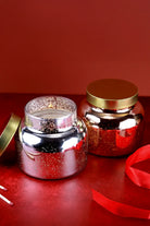 Aurielle Grande Linen Soy Wax Jar Candle in Silver or Rose Gold — G Decor