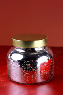Aurielle Grande Linen Soy Wax Jar Candle in Silver or Rose Gold