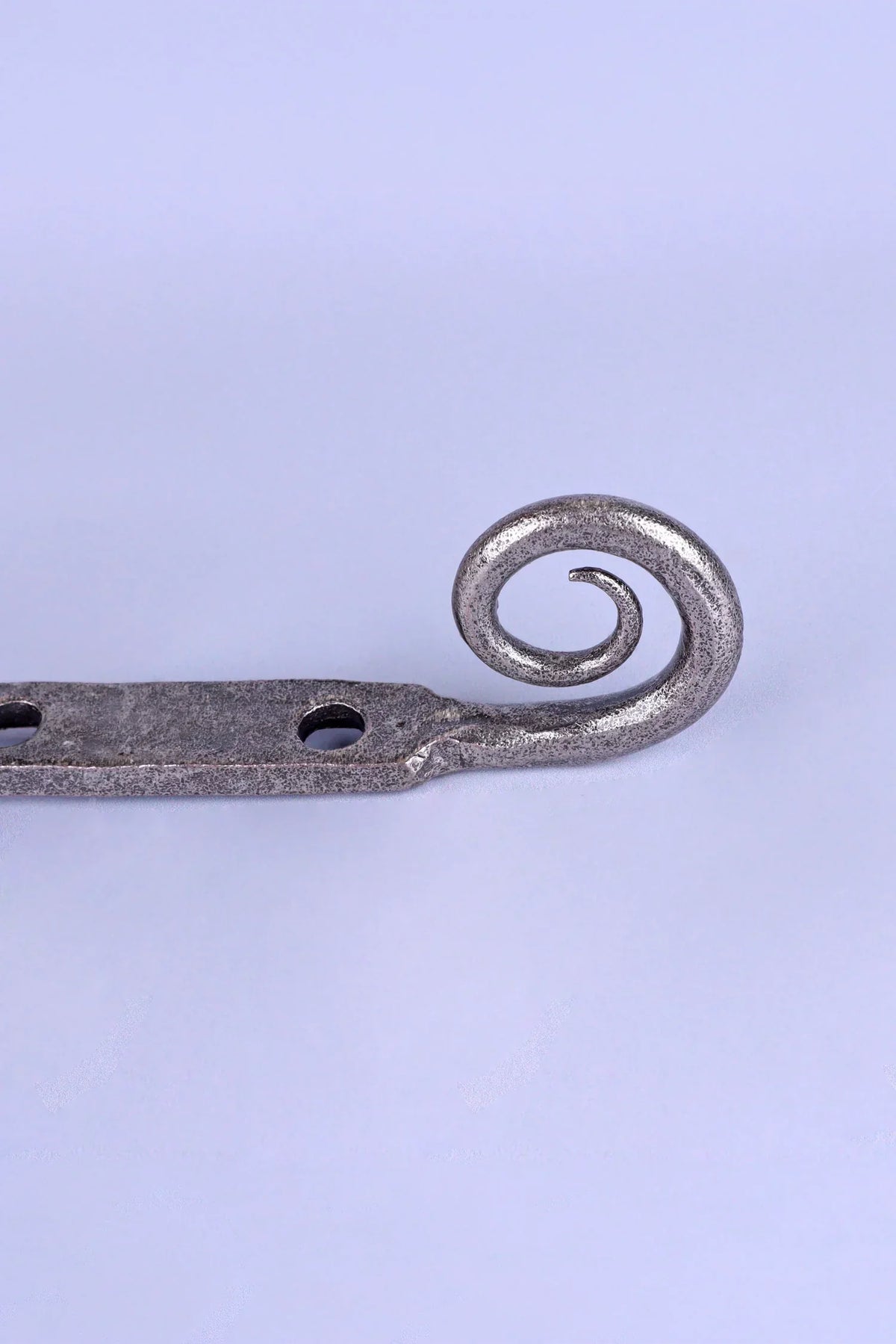 Hand-Forged Monkey Tail Window Stay, Pewter — view 6, G Decor