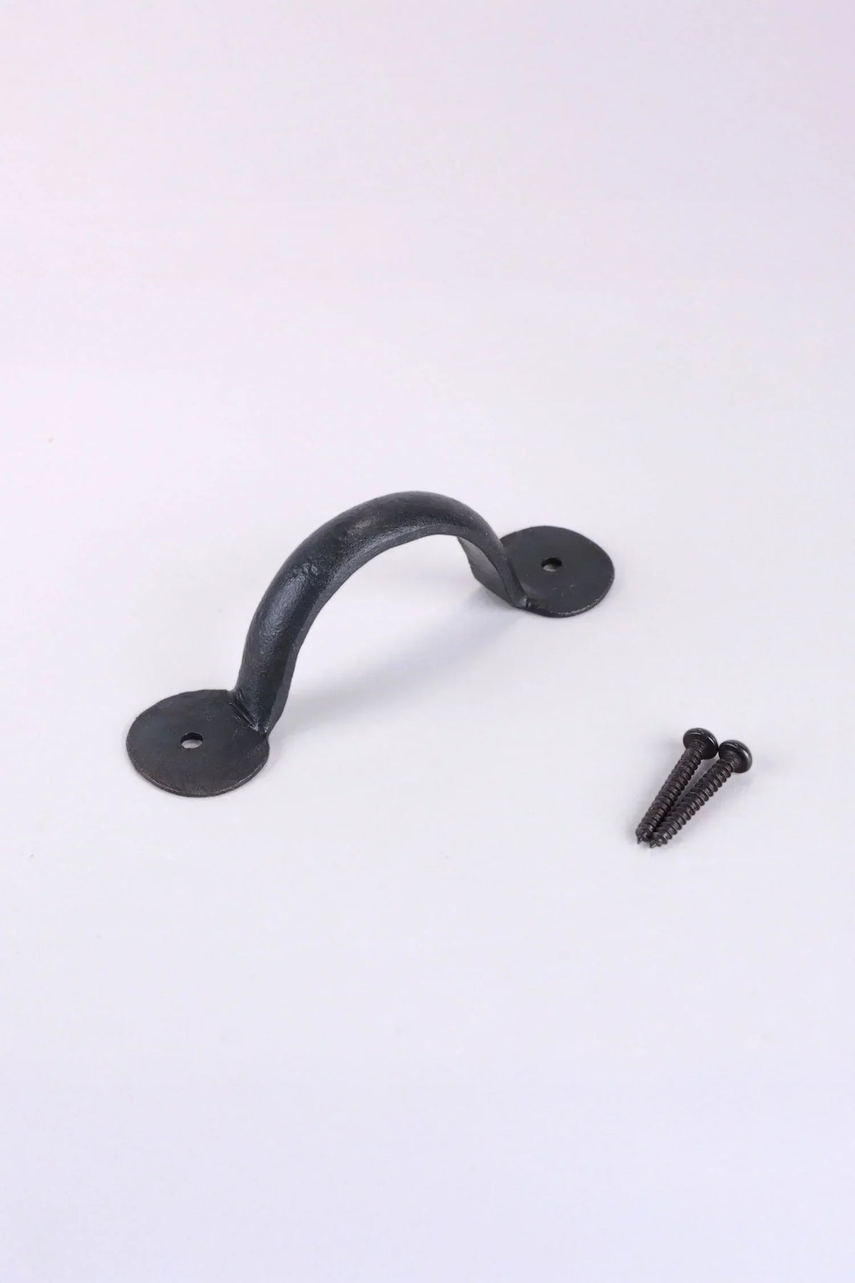Coinbase Hand-Forged Iron Pull Handle in Beeswax — view 7, G Decor
