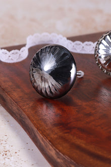 Obsidian-Sonnenwende runder Glas-Schrankknauf