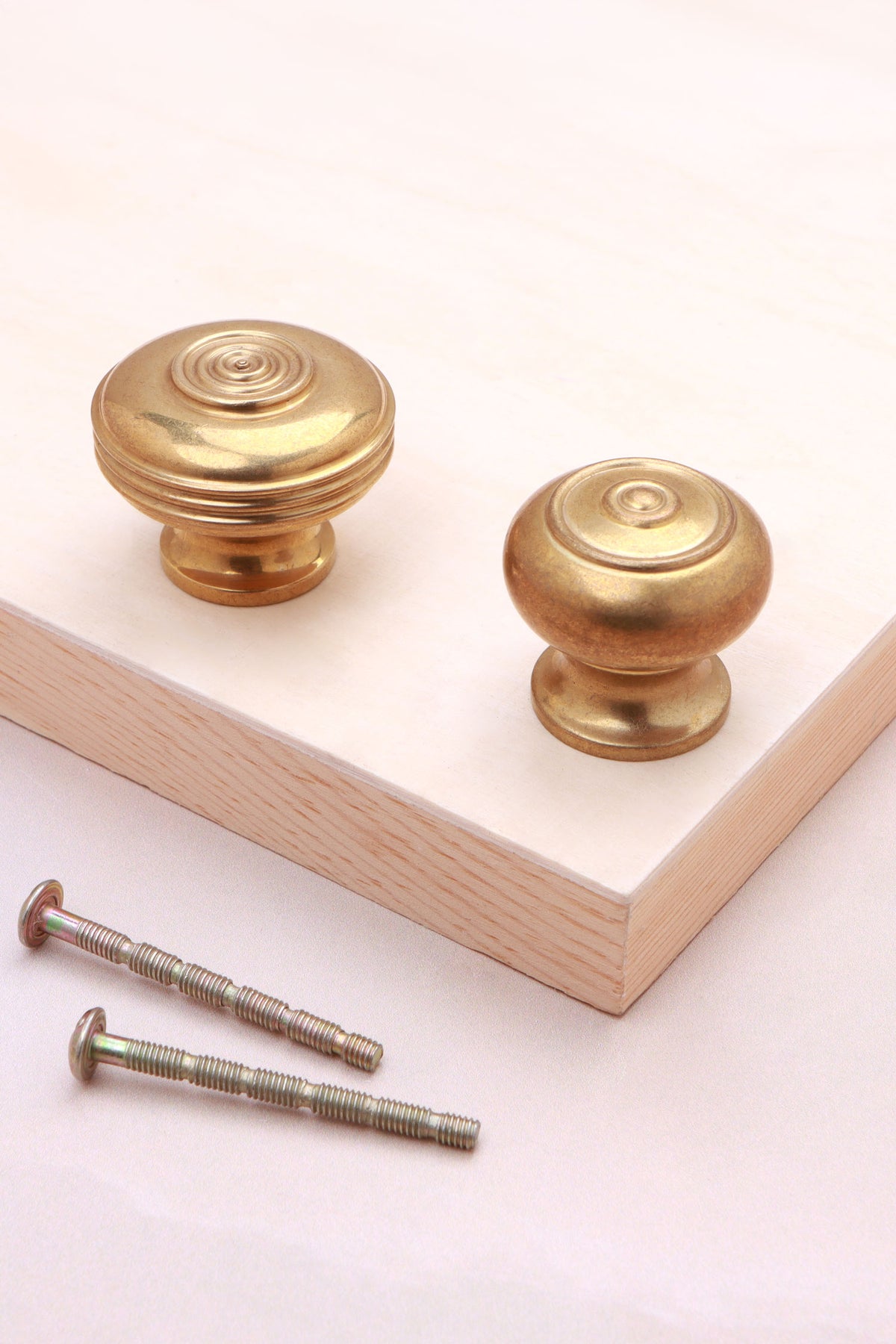 Bloxwich cabinet knob in aged brass