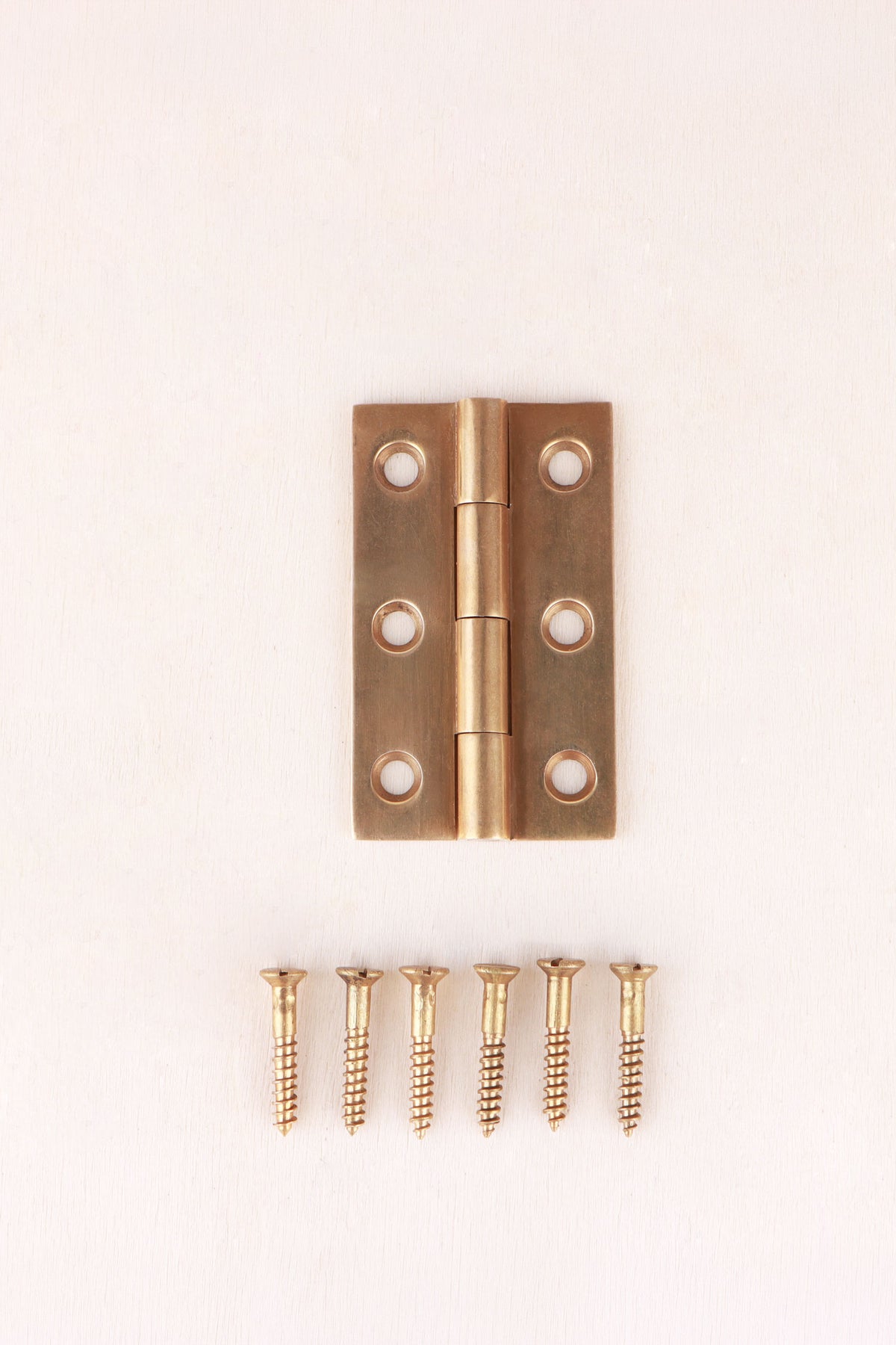 2 inch (50mm) butt hinge in aged brass