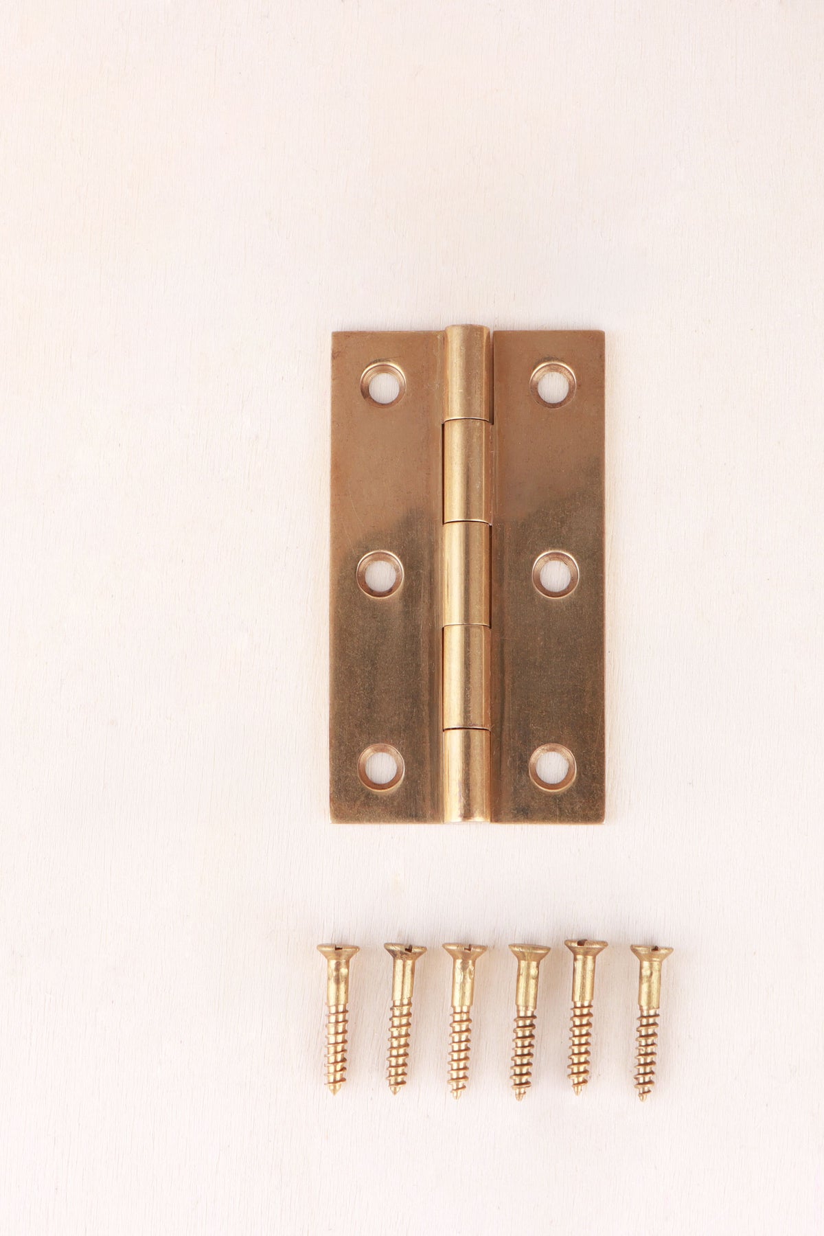 2.5 inch (63mm) butt hinge in aged brass
