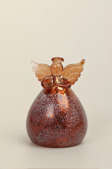 Celestia Light-Up Glass Angel — Golden Glow or Silver Sparkle