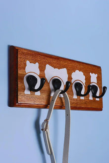 Patères murales en bois « Cheeky Critters » pour culottes d'animaux