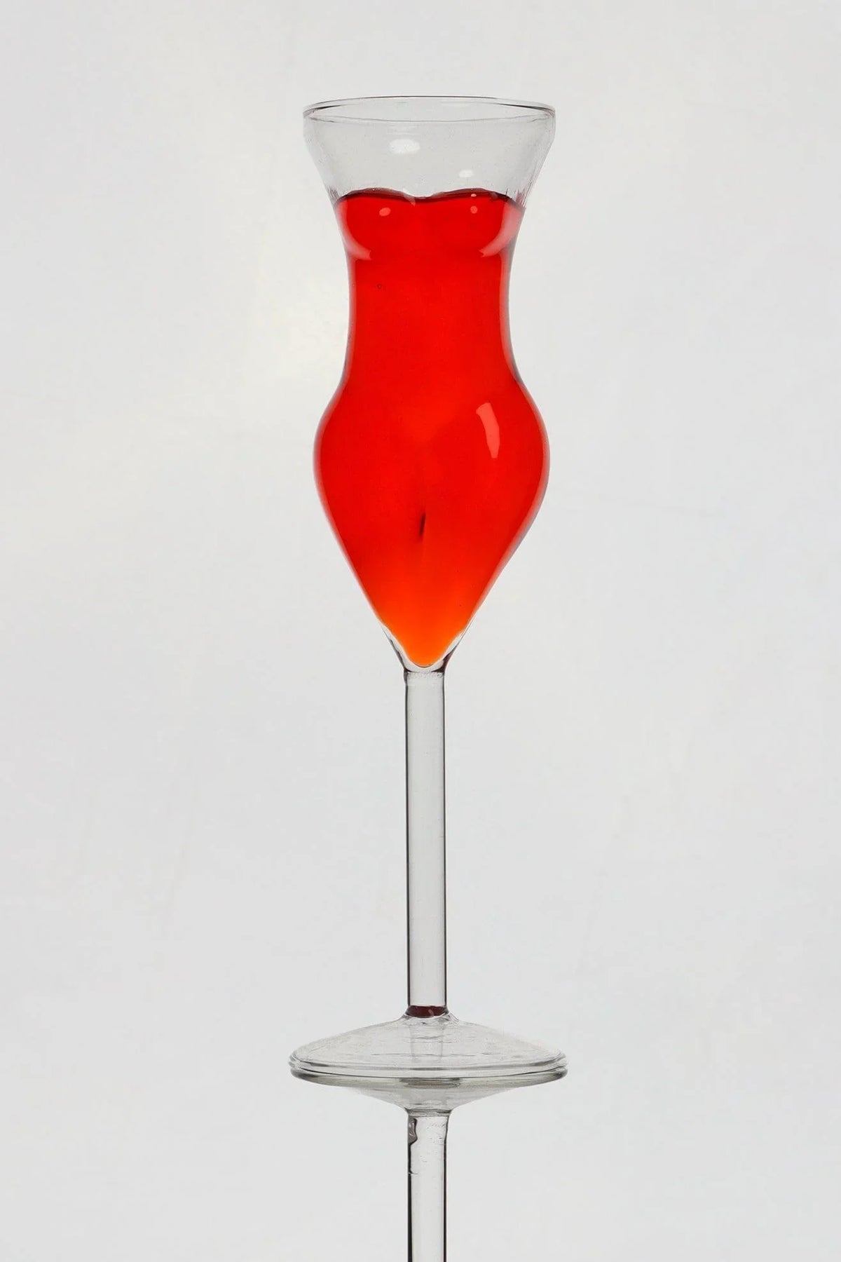 Femme Silhouette Champagne and Cocktail Glass — G Decor