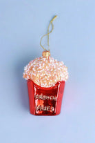 French Fries Glass Christmas Tree Bauble — alternate view, G Decor
