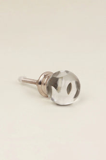 Transparent Glass Gemstone Cube Cabinet Knob
