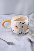 Hand-Painted Wildflower Meadow Ceramic Mug — G Decor