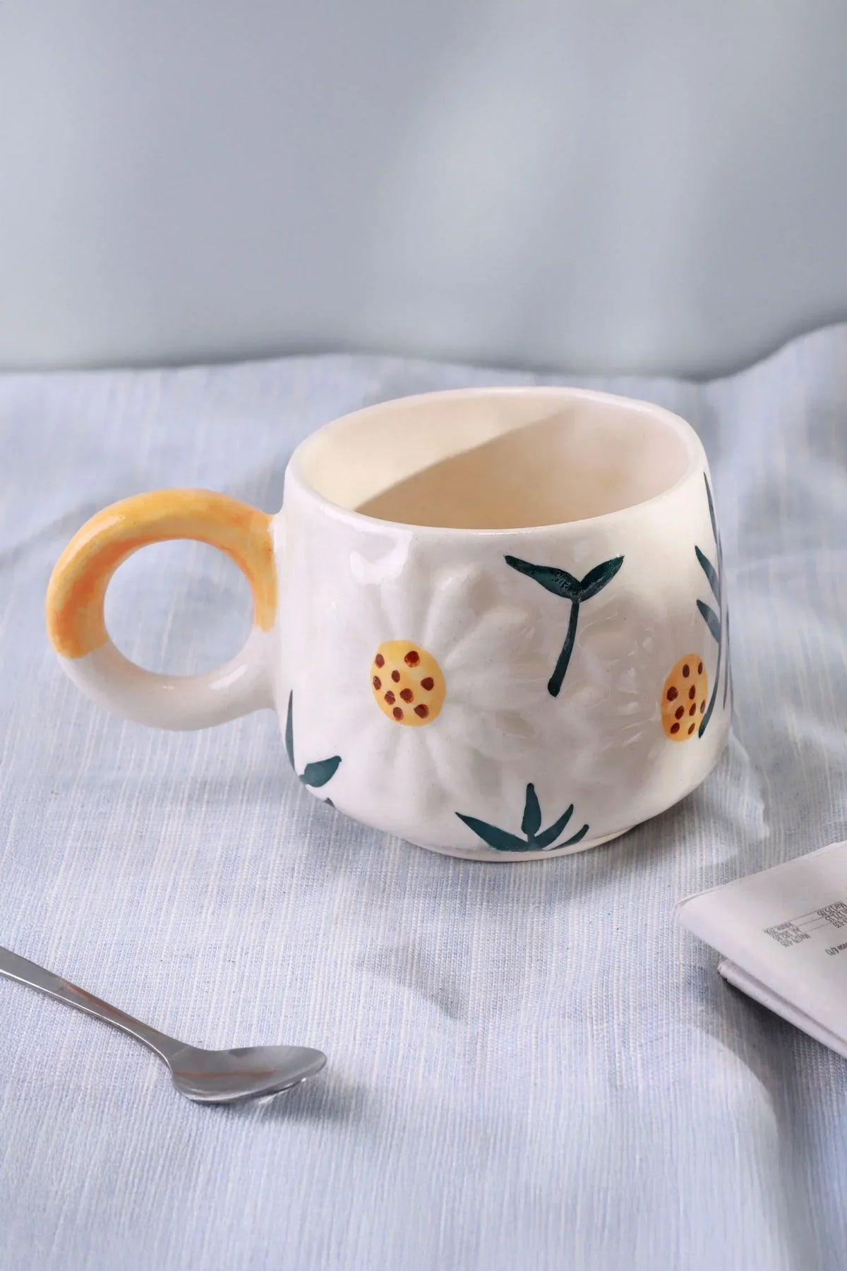 Hand-Painted Wildflower Meadow Ceramic Mug — G Decor