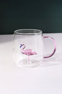 Niedliche Tierfiguren-Glastassensammlung