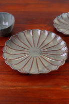 Petal Bloom Floral Carved Stoneware Plates and Bowls — view 6, G Decor