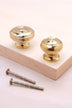 Bloxwich cabinet knob in polished brass