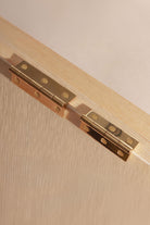 Butt hinge in polished brass