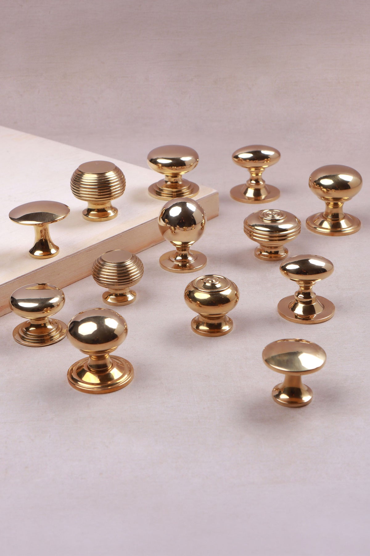 Polished Brass Door Knobs Collection solid brass hardware