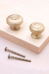 Bloxwich cabinet knob in satin brass