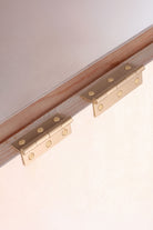 Butt hinge in satin brass