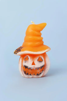 Trick and Trouble Halloween Pumpkin Hat and Ghost Candles