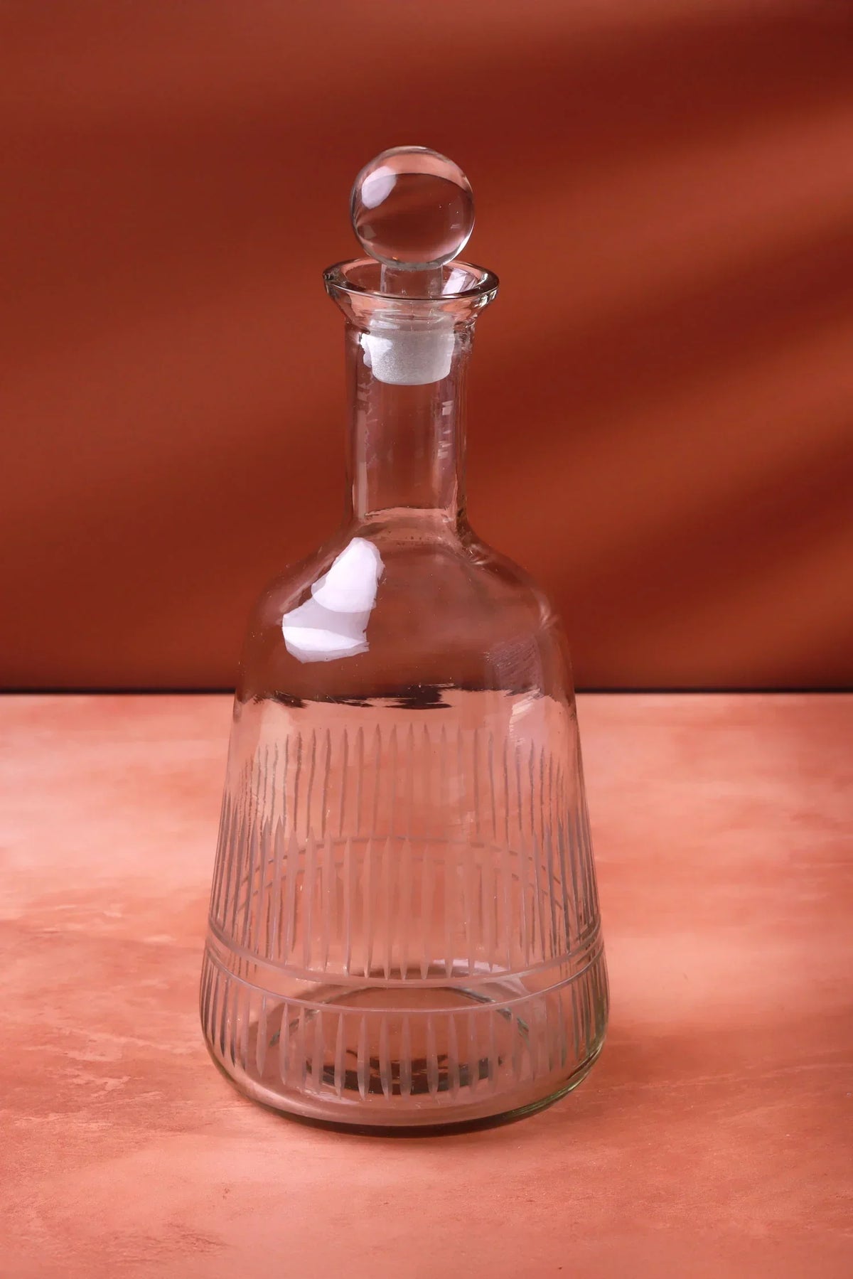 Virelle Hand-Engraved Glass Tumblers or Decanter Set of 4 — alternate view, G Decor