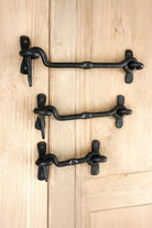 Hand-Forged Hook and Eye Gate Cabin Fastener, Beeswax — G Decor