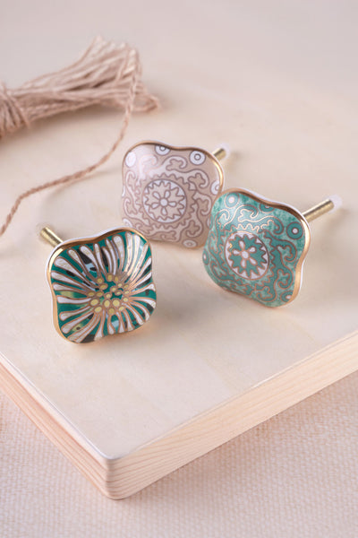Milano Handmade Ceramic Cabinet Knob for Kitchen Cabinets