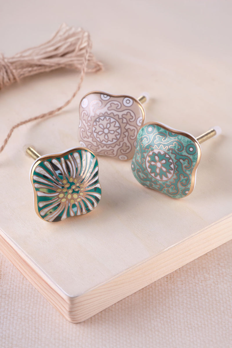 Milano Handmade Ceramic Cabinet Knob for Kitchen Cabinets