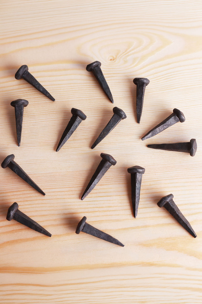 Penny End 35 mm Hand Forged Rosehead Nails Black 1 Kg
