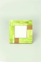 Colour Splash Bone and Brass Photo Frame — lifestyle view, G Decor