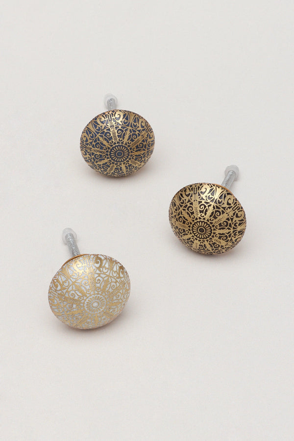 Golden Brass Monarchy Cabinet Knob