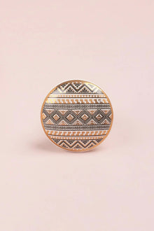 Golden Mystic Persian Ceramic Cabinet Knob