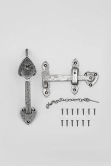 Gothic Heavy Pewter Thumb Door Latch
